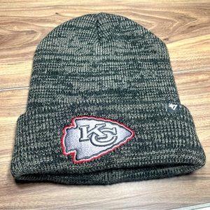 Kansas City Chiefs Red Brain Freeze Cuff Knit Hat - Official NFL 47 Brand Beanie